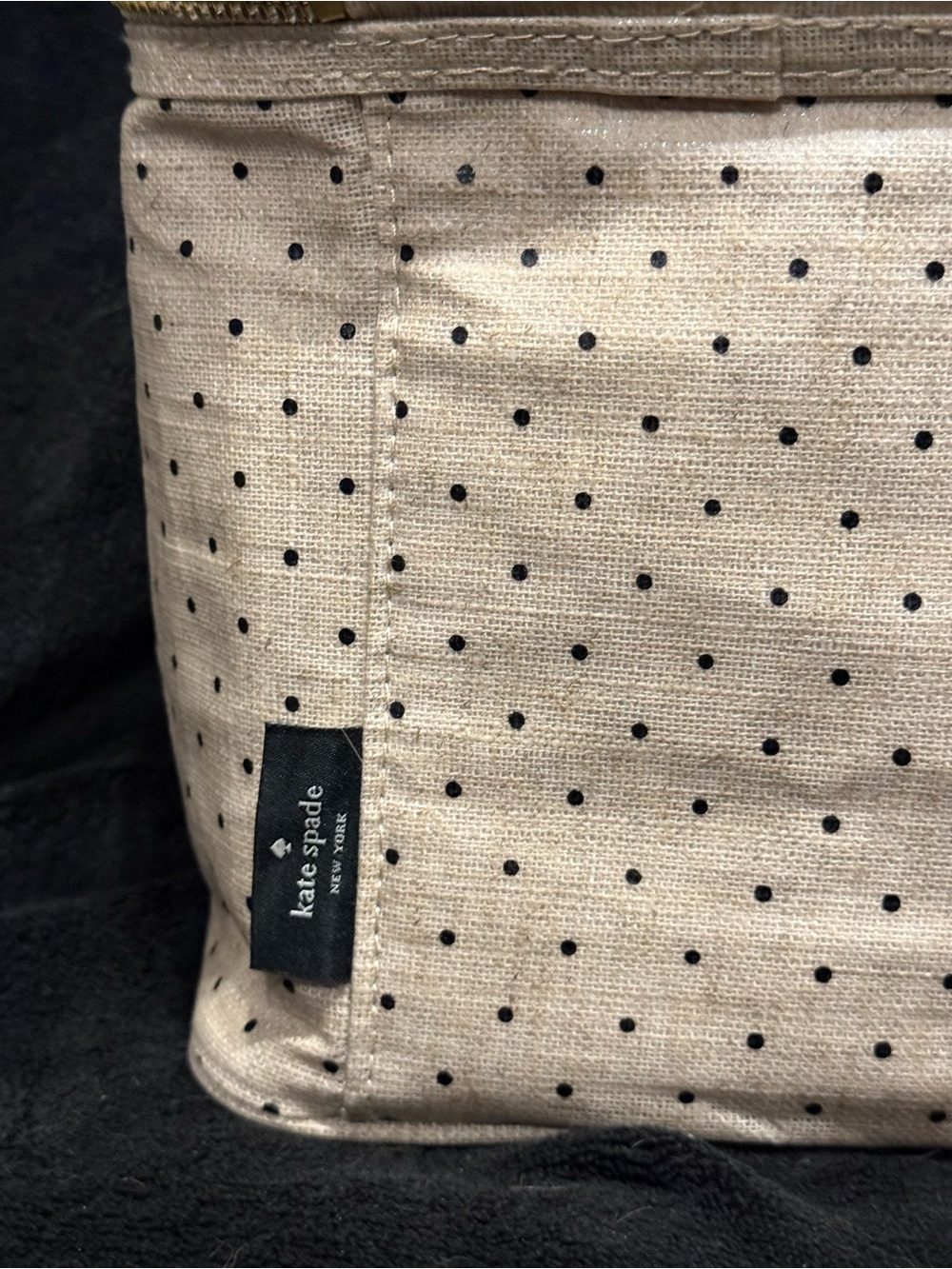 Kate Spade Cream Polka Dot Insulated Lunch Tote Bundle 🤩❤️🤩 - Picture 7 of 17